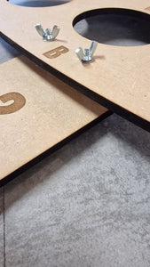 Driehoek precisieschieten  MDF