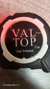 Rolmeter 3 meter Valtop