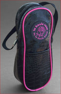 Draagtas BB Sacoche 3 boules vinyle noire style croco